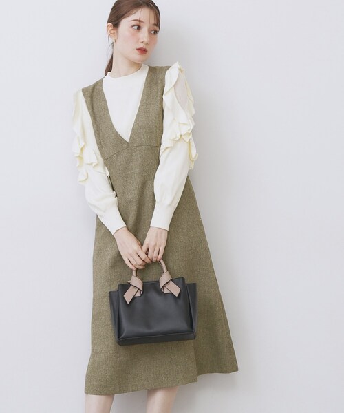 index（インデックス） ワンピース ヴィンテージツイードジャンスカ