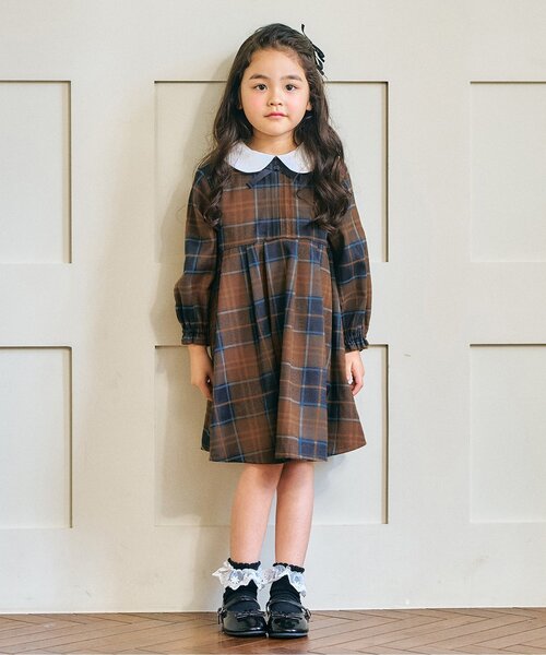 Seraph（セラフ） ワンピース 「ジュニア対応」丸襟ワンピース キッズ