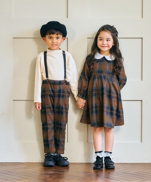 Seraph（セラフ） ワンピース 「ジュニア対応」丸襟ワンピース キッズ