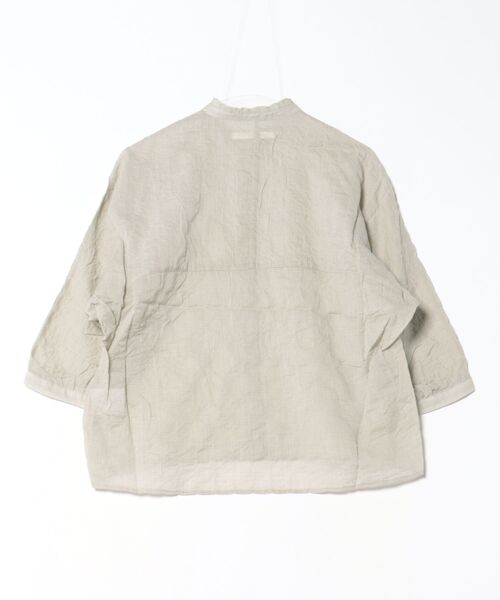 「conges payes ADIEU TRISTESSE」 7分袖ブラウス 38 グレー レディース_画像2