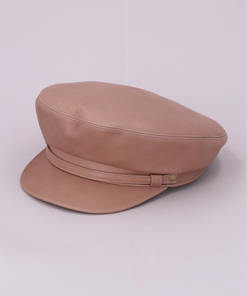 CA4LA（カシラ） 帽子 キャスケット LM ALL LEATHER MARIN レディース 