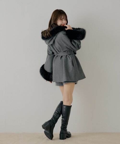 Chico（チコ） ブーツ 「REVIVAL」厚底チャンキーストレッチロング