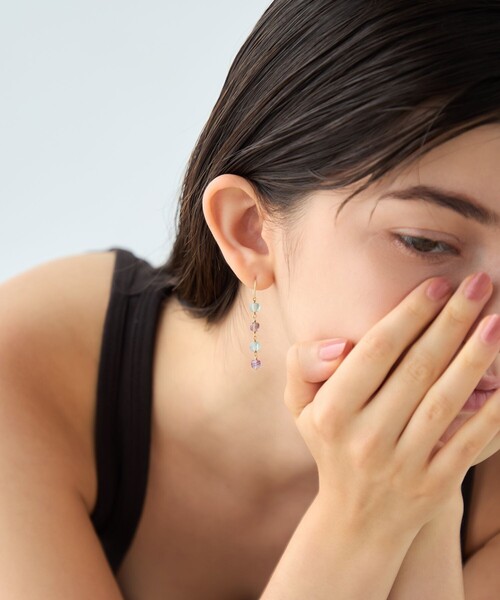 ete（エテ） ピアス ナチュラルストーン ピアス レディース : ZOZOTOWN
