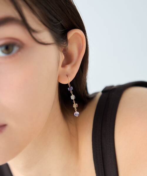 ete（エテ） ピアス ナチュラルストーン ピアス レディース : ZOZOTOWN