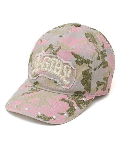 X-girl（エックスガール） キャップ 帽子 STUDDED LOGO PATCH 6PANEL