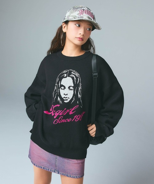 X-girl(エックスガール) キャップ 帽子 STUDDED LOGO PATCH 6PANEL X-girl(エックスガール) キャップ 帽子 STUDDED LOGO PATCH 6PANEL