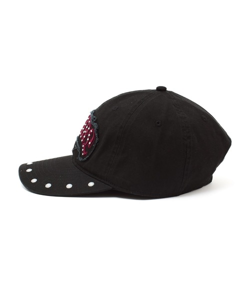 X-girl（エックスガール） キャップ 帽子 STUDDED LOGO PATCH 6PANEL