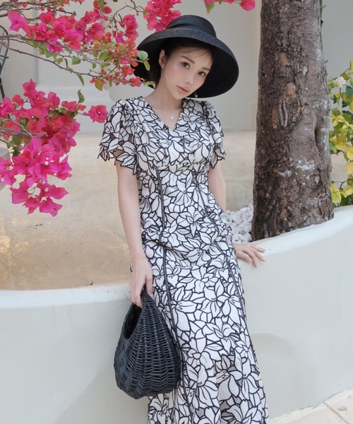 「EIMY ISTOIRE」 ノースリーブワンピース SMALL ブラック レディース