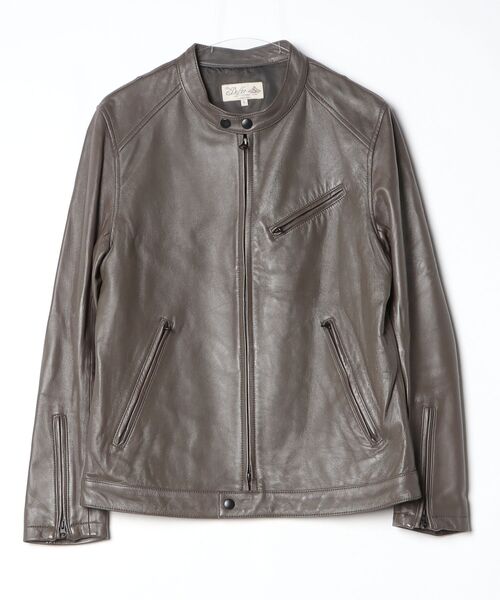 The DUFFER of ST.GEORGE」 レザーブルゾン LARGE ブラウン メンズ The 
