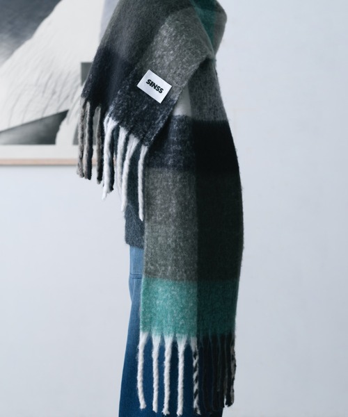 SINSS マフラー SINSS マフラー Cashmere Blend Muffler / カシミヤブレンドマフラー