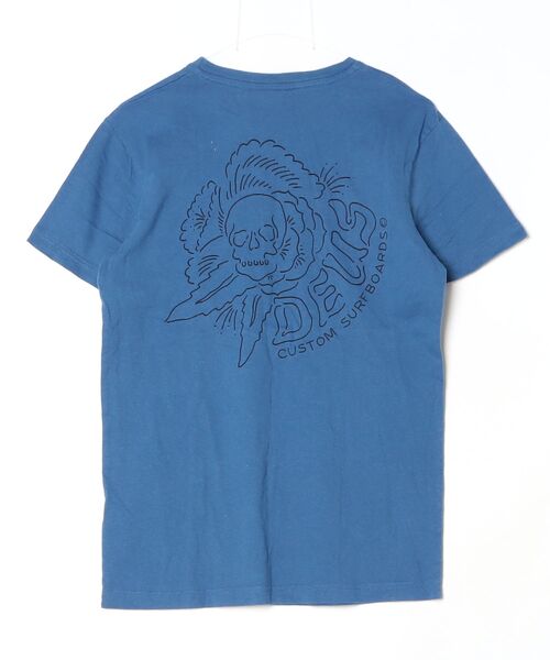 「DEUS EX MACHINA」 半袖Tシャツ S ブルー メンズ_画像2