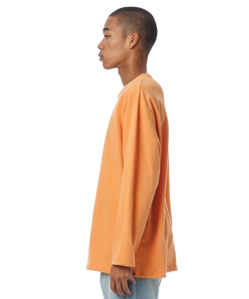 「Sandinista」 長袖Tシャツ SMALL オレンジ メンズ_画像2