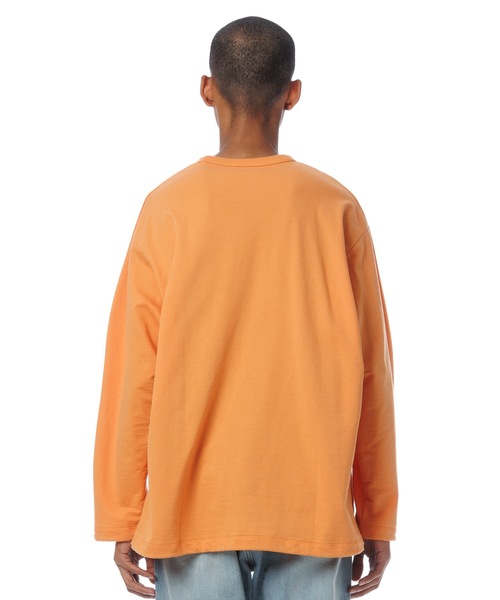 「Sandinista」 長袖Tシャツ SMALL オレンジ メンズ_画像3