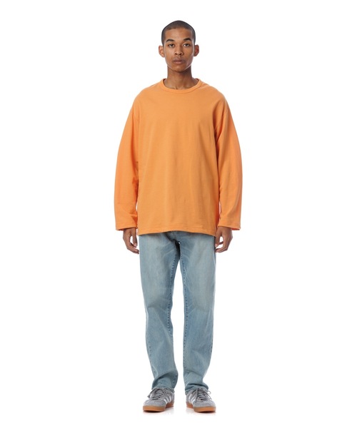 「Sandinista」 長袖Tシャツ SMALL オレンジ メンズ_画像6