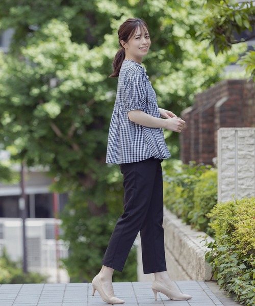 「Sono」 半袖ブラウス 1 ネイビー レディース_画像6