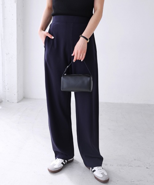 「evernavy」 イージーパンツ L ブラック レディース_画像4