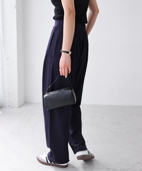 「evernavy」 イージーパンツ L ブラック レディース_画像6