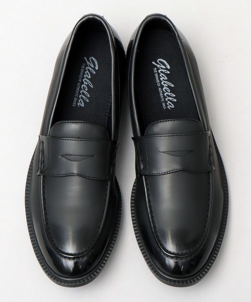 「glabella」 ローファー L ブラック メンズ_画像7