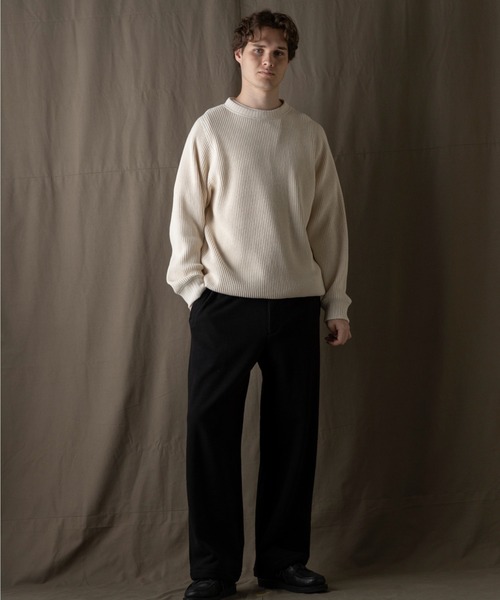 Jackman（ジャックマン） セーター ニット Waffle Midneck メンズ 