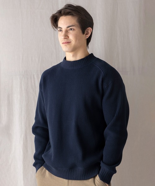 Jackman（ジャックマン） セーター ニット Waffle Midneck メンズ 