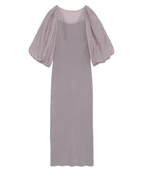 「SNIDEL」 ニットワンピース ONE SIZE ベージュ レディース_画像3