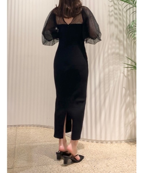 「SNIDEL」 ニットワンピース ONE SIZE ベージュ レディース_画像8