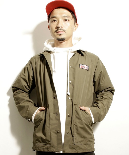 「ROTAR」 コーチジャケット X-LARGE カーキ メンズ_画像7
