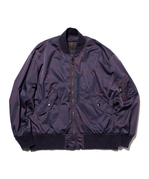 beams plus mil flight ブルゾン サテン BEAMS+（ビームスプラス） ブルゾン アウター MIL Flight Jacket NYCO