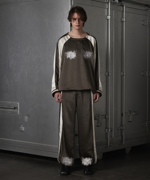 「GRANCY」 長袖Tシャツ S パープル メンズ_画像3