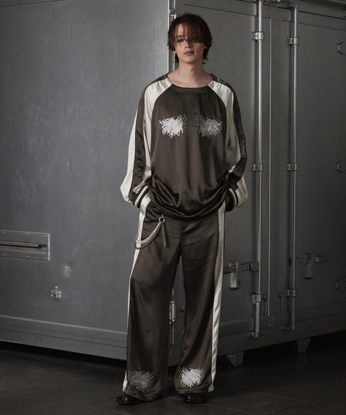 「GRANCY」 長袖Tシャツ S パープル メンズ_画像7