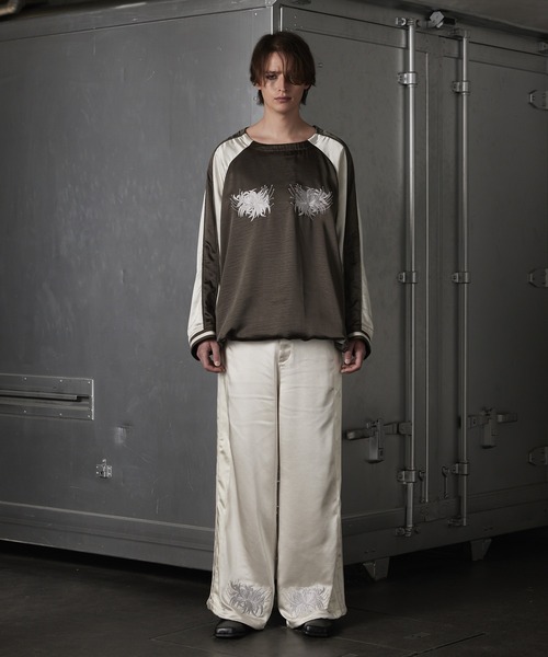 「GRANCY」 長袖Tシャツ S パープル メンズ_画像8