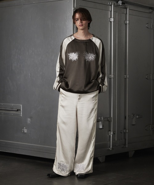 「GRANCY」 長袖Tシャツ S パープル メンズ_画像9