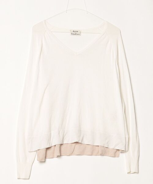 美品 アクネ ストゥディオズ ACNE STUDIOS 長袖ニット レディース S Acne Studios（アクネ ストゥディオズ） 長袖ニット S ホワイト