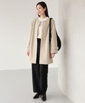 「GLOBAL WORK」 ノーカラーコート ...の詳細画像3