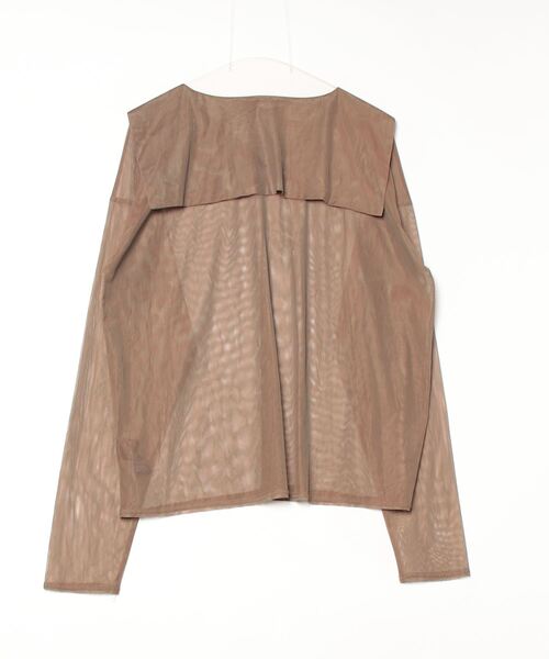 「CITYSHOP」 長袖カットソー - ブラウン レディース_画像2