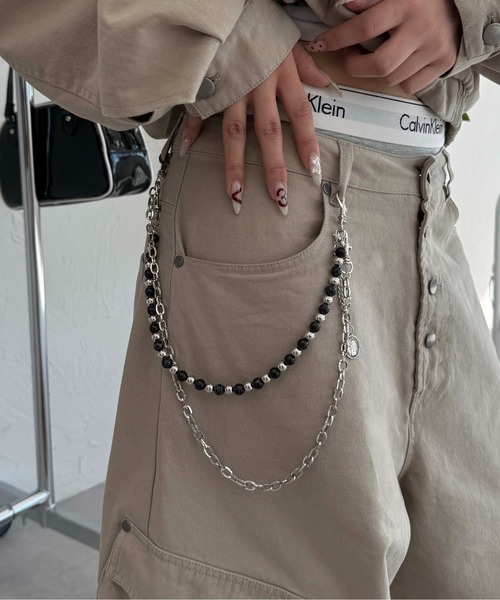 ウォレットチェーン ビーズウォレットチェーン : ZOZOTOWN Yahoo!店