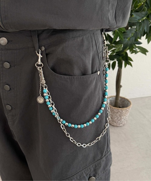 ウォレットチェーン ビーズウォレットチェーン : ZOZOTOWN Yahoo!店