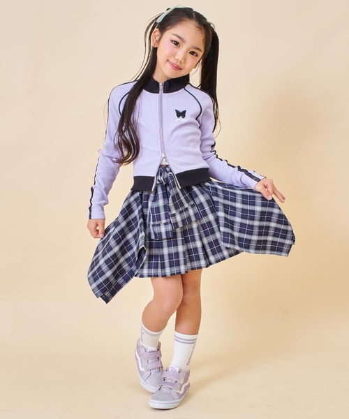 ANAP kids（アナップキッズ） tシャツ サイドラインダブルジップ