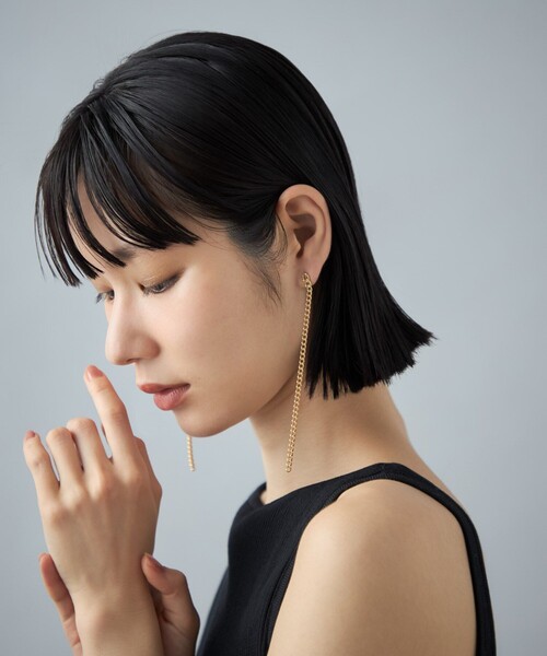 Jouete（ジュエッテ） ピアス 「コネクト」 ピアス ロングチェーン