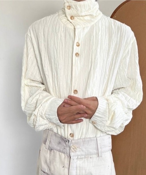 「FreeZone」 長袖シャツ F ブラック メンズ_画像7