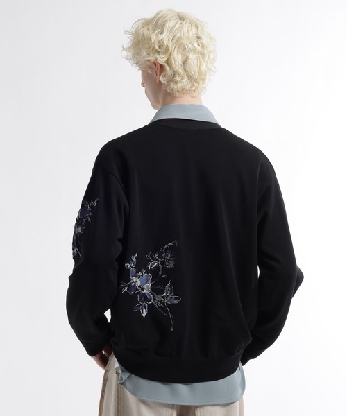 カーディガン Flowerシシュウカーディガン(HARE) メンズ レディース_12