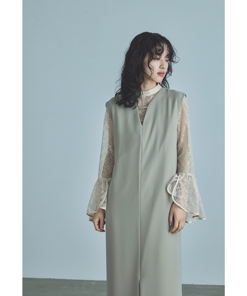 「niana」 コンビワンピース M ブラウン レディースの画像