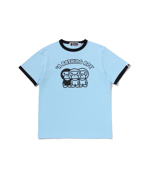 A BATHING APE（アベイシングエイプ） tシャツ BABY MILO TRIM TEE
