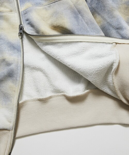 「NAUTICA」 ジップアップパーカー LARGE グリーン メンズの画像