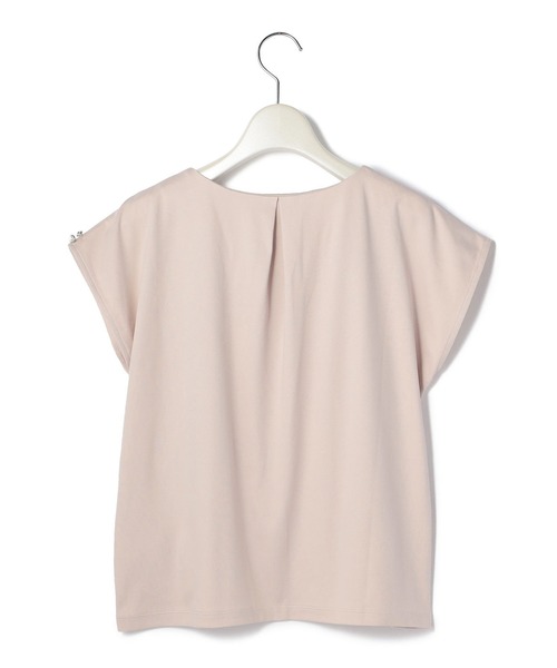 「LAISSE PASSE」 半袖カットソー MEDIUM ピンクベージュ レディース_画像8