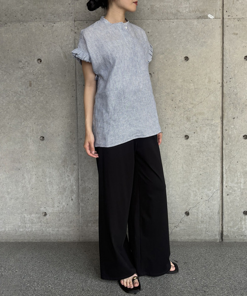 Liesse（リエス） リネンシャツ ブラウス シャツ 「定番」リネン