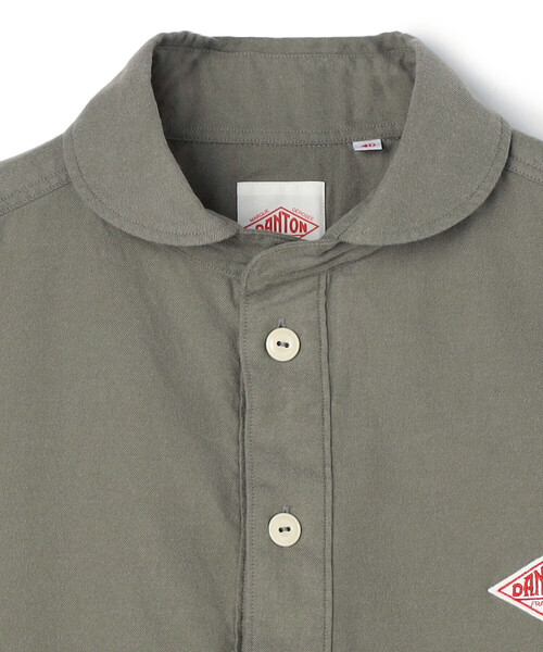 Danton（ダントン） 長袖シャツ 42 グレー メンズ : ZOZOTOWN Yahoo!店