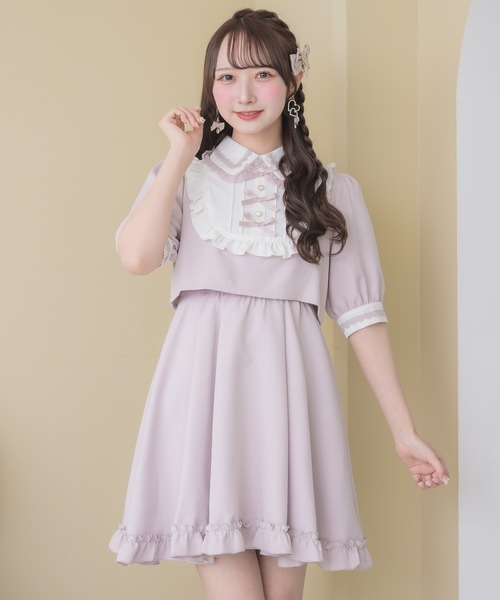 ROJITA（ロジータ） ワンピース 半袖 トリプルリボンデザイン