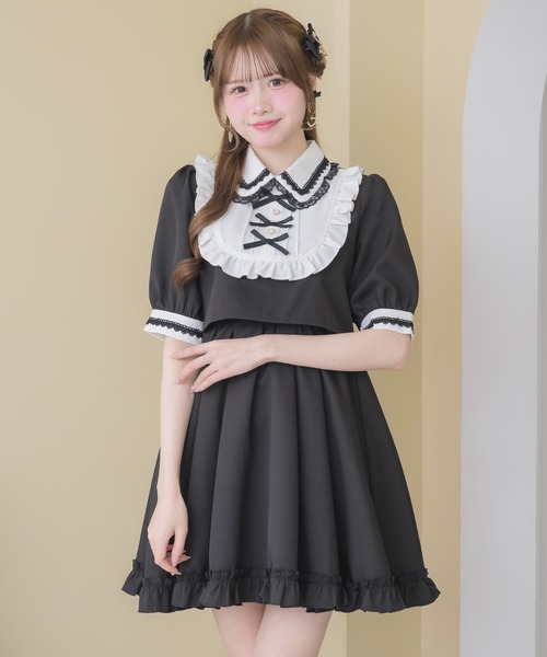 ROJITA（ロジータ） ワンピース トリプルリボンデザインワンピース
