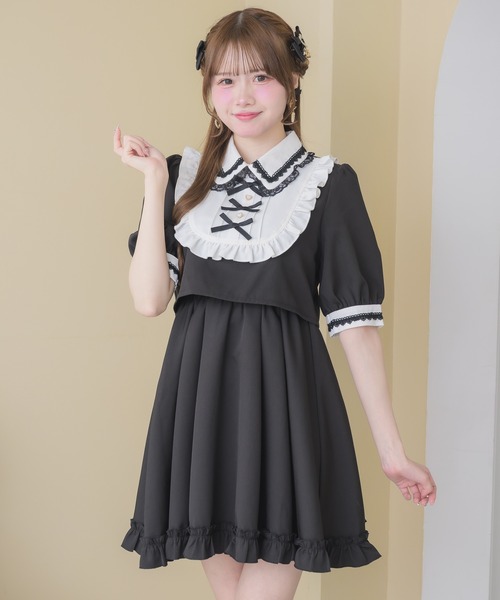 ROJITA（ロジータ） ワンピース 半袖 トリプルリボンデザイン